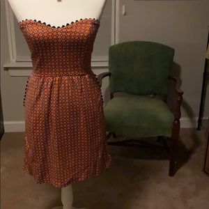 Judith March Strapless Dress W/ Pockets